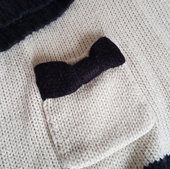 Dex Thick Knit Colour Blocked Cowl Sweater - Picture 4 of 8